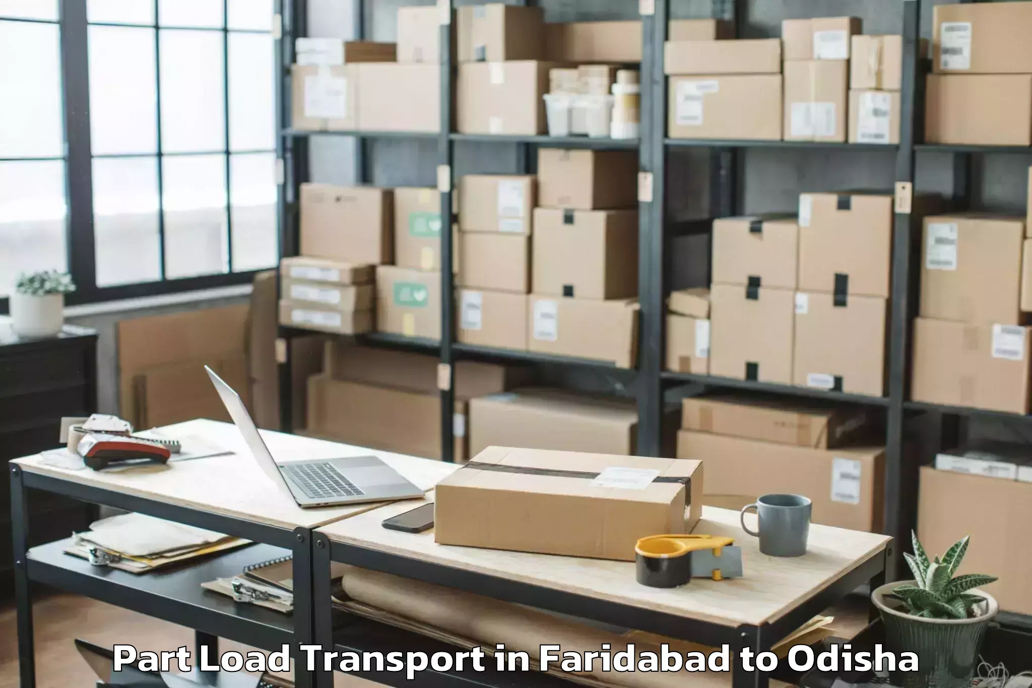 Get Faridabad to Paradip Part Load Transport